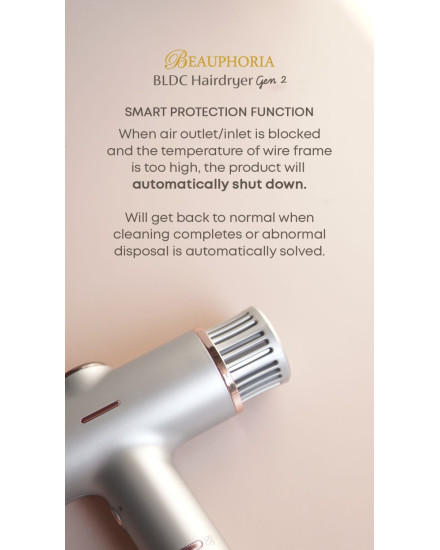 Beauphoria BLDC Hairdryer Gen 2 With LCD